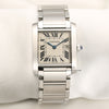 Cartier Tank Francaisse Stainless Steel Second Hand Watch Collectors 1