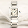 Cartier Tank Francaisse Stainless Steel Second Hand Watch Collectors 1