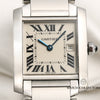 Cartier Tank Francaisse Stainless Steel Second Hand Watch Collectors 2