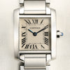 Cartier Tank Francaisse Stainless Steel Second Hand Watch Collectors 2
