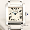 Cartier Tank Francaisse Stainless Steel Second Hand Watch Collectors 2