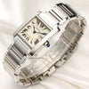 Cartier Tank Francaisse Stainless Steel Second Hand Watch Collectors 3