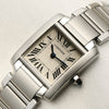 Cartier Tank Francaisse Stainless Steel Second Hand Watch Collectors 4