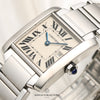 Cartier Tank Francaisse Stainless Steel Second Hand Watch Collectors 4