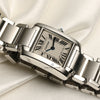 Cartier Tank Francaisse Stainless Steel Second Hand Watch Collectors 4