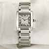Cartier Tank Franscaise Lady Stainless Steel Second Hand Watch Collectors 1