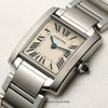 Cartier Tank Franscaise Lady Stainless Steel Second Hand Watch Collectors 4