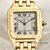 Cartier Tank Panthere 18K Yellow Gold Second Hand Watch Collectors 2
