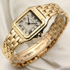Cartier Tank Panthere Gents 18K Yellow Gold Second Hand Watch Collectors 3