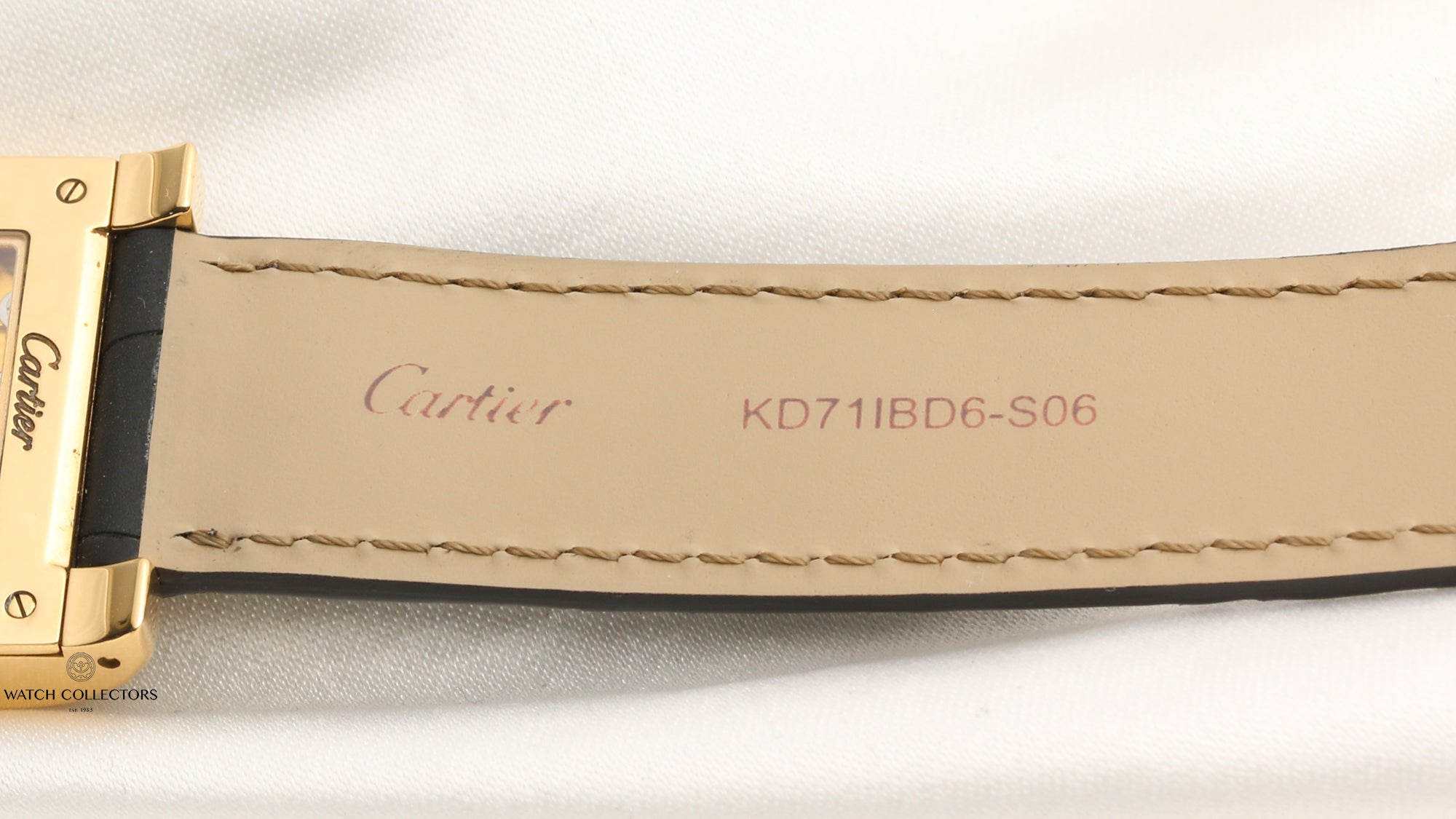 Cartier Tank Paris 18K Yellow Gold Second Hand Watch Collectors 9