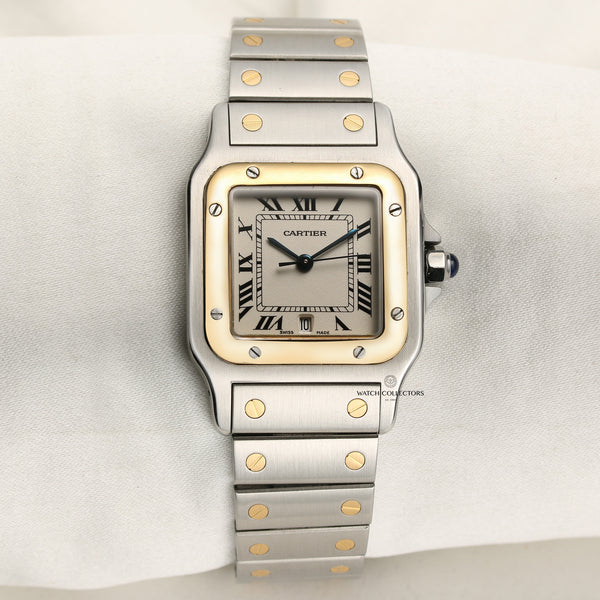 Cartier Tank Santos Steel & Gold Second Hand Watch Collectors 1