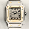 Cartier Tank Santos Steel & Gold Second Hand Watch Collectors 2