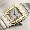 Cartier Tank Santos Steel & Gold Second Hand Watch Collectors 4