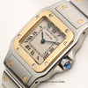 Cartier Tank Santos Steel & Gold Second Hand Watch Collectors 4