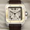 Cartier Tank Santos XL Steel & Gold Second hand Watch Collectors 2