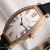 Cartier-Tonneau-18K-Rose-Gold-Diamond-Bezel-Second-Hand-Watch-Collectors-4