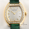 Cartier Tonneau 18K Yellow Gold Diamond Bezel Second Hand Watch Collectors 2