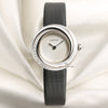 Cartier Vendome 18K White Gold Diamond Bezel Second Hand Watch Collectors 1