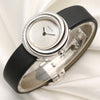 Cartier Vendome 18K White Gold Diamond Bezel Second Hand Watch Collectors 3