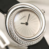 Cartier Vendome 18K White Gold Diamond Bezel Second Hand Watch Collectors 5