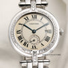 Cartier Vendome 18K White Gold Diamond Second Hand Watch Collectors 2