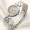 Cartier Vendome 18K White Gold Diamond Second Hand Watch Collectors 3