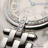 Cartier Vendome 18K White Gold Diamond Second Hand Watch Collectors 5