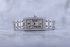 Cartier Tank Americaine | REF. 1713 | Double Row Diamond Bezel & Diamond Bracelet | 18k White Gold | 19mm