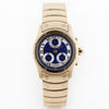 Cartier Santos Ronde (Round) Chronograph | REF. 1500 0 | Blue Dial | 18k Yellow Gold | Ladies Watch