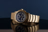 Cartier Santos Ronde (Round) Chronograph | REF. 1500 0 | Blue Dial | 18k Yellow Gold | Ladies Watch