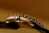 Very Rare Cartier Baignoire | 4.3ct Yellow Sapphire Bezel | 18k Yellow Gold | Satin Strap