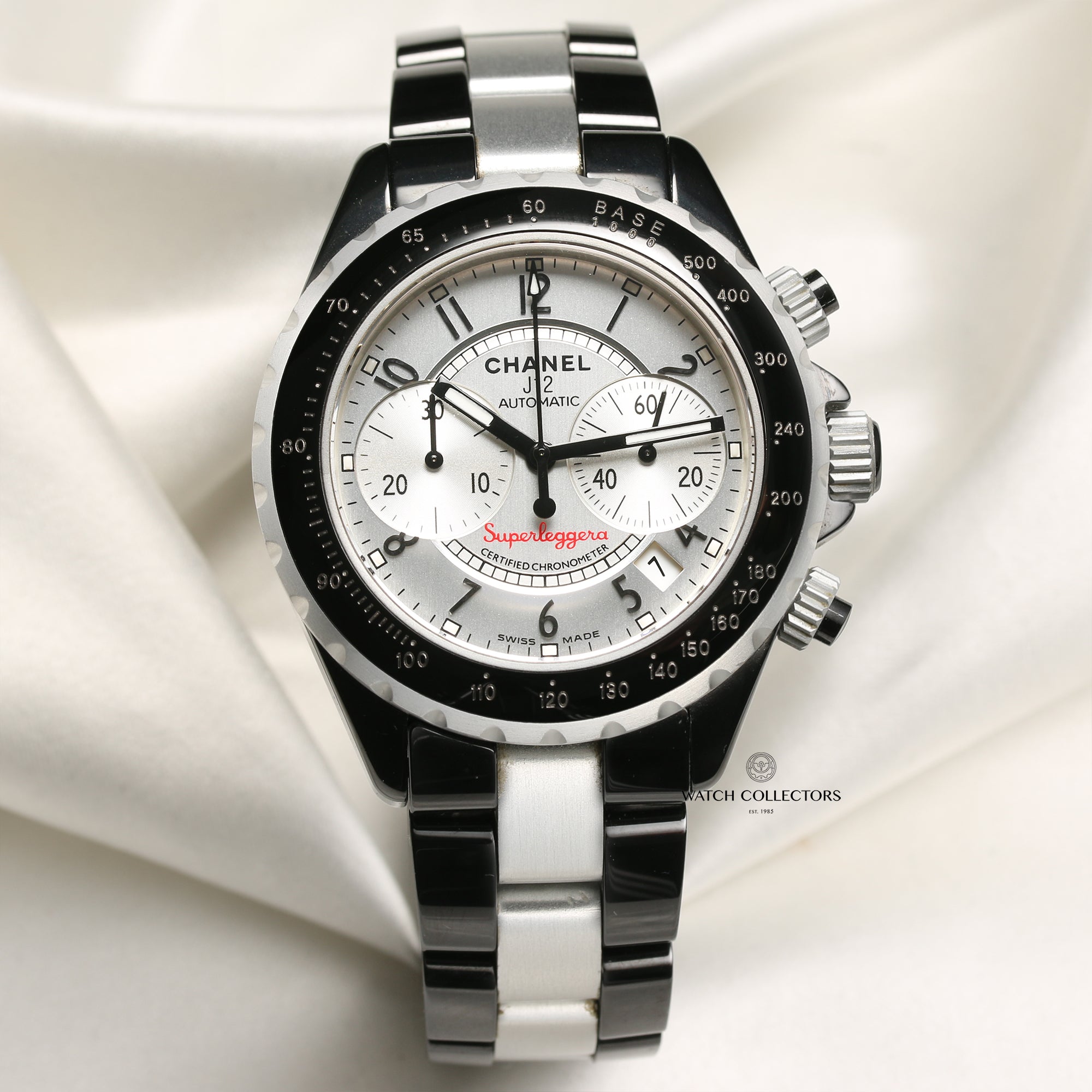 Chanel J12 Super Leggera Black Ceramic Second Hand Watch Collectors 1
