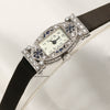 Chopard 18K White Gold Diamond & Sapphire Second Hand Watch Collectors 2