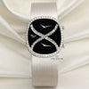 Chopard 18K White Gold Onyx Diamonds Second Hand Watch Collectors 1