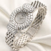 Chopard 18K White Gold Pave Diamond Dial Bezel Second Hand Watch Collectors 3