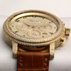 Chopard Elton John Aids Foundation Chronograph 18K Yellow Gold Pave Diamond Second Hand Watch Collectors 5