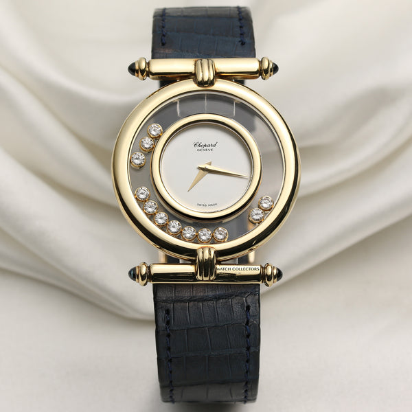Chopard Happy Diamond 18K Yellow Gold Second Hand Watch Collectors 1