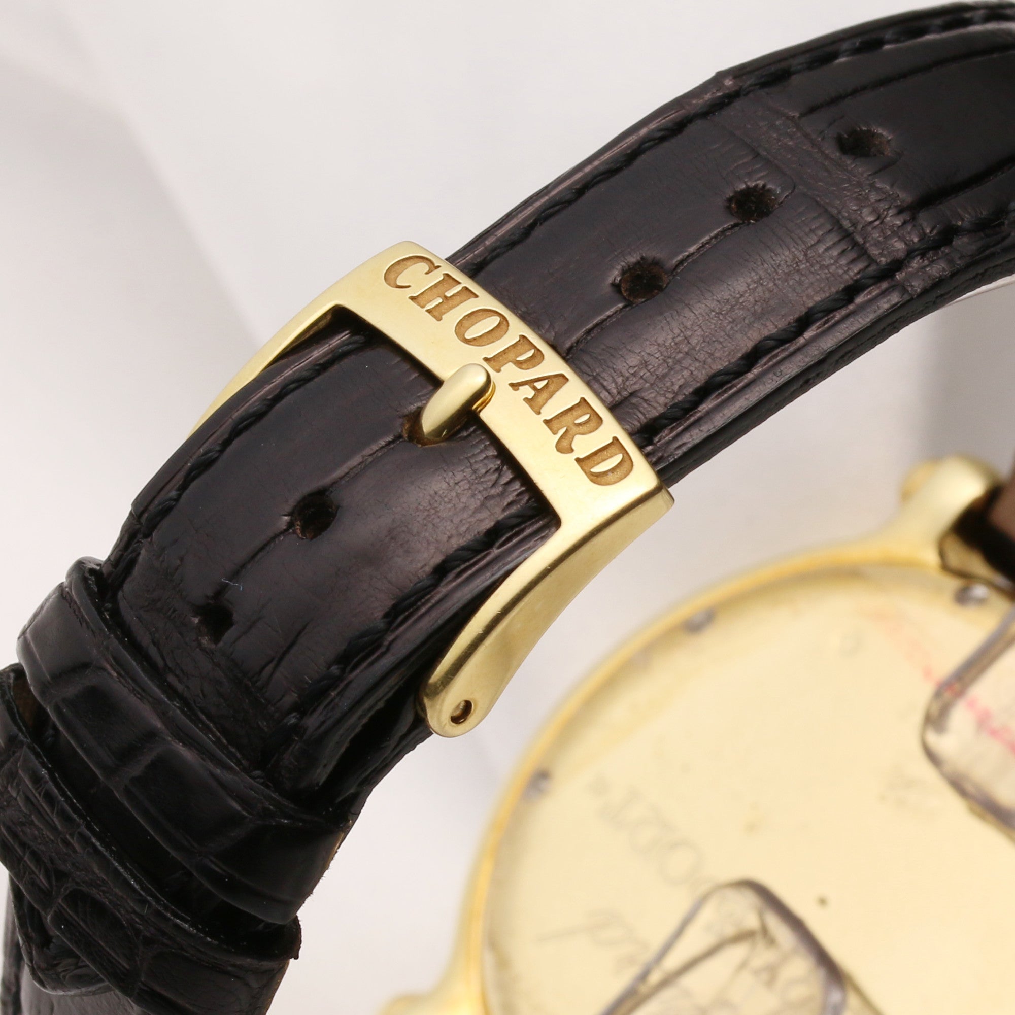 Chopard Happy Sport 28 3528 18K Yellow Gold Second Hand Watch Collectors 6