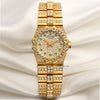 Chopard-Lady-18K-Yellow-Gold-Pave-Emerald-Dial-Diamond-Bezel-Bracelet-Second-Hand-Watch-Collectors-1