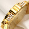 Chopard Lady 18K Yellow Gold Pave Emerald Dial Diamond Bezel Bracelet Second Hand Watch Collectors 7