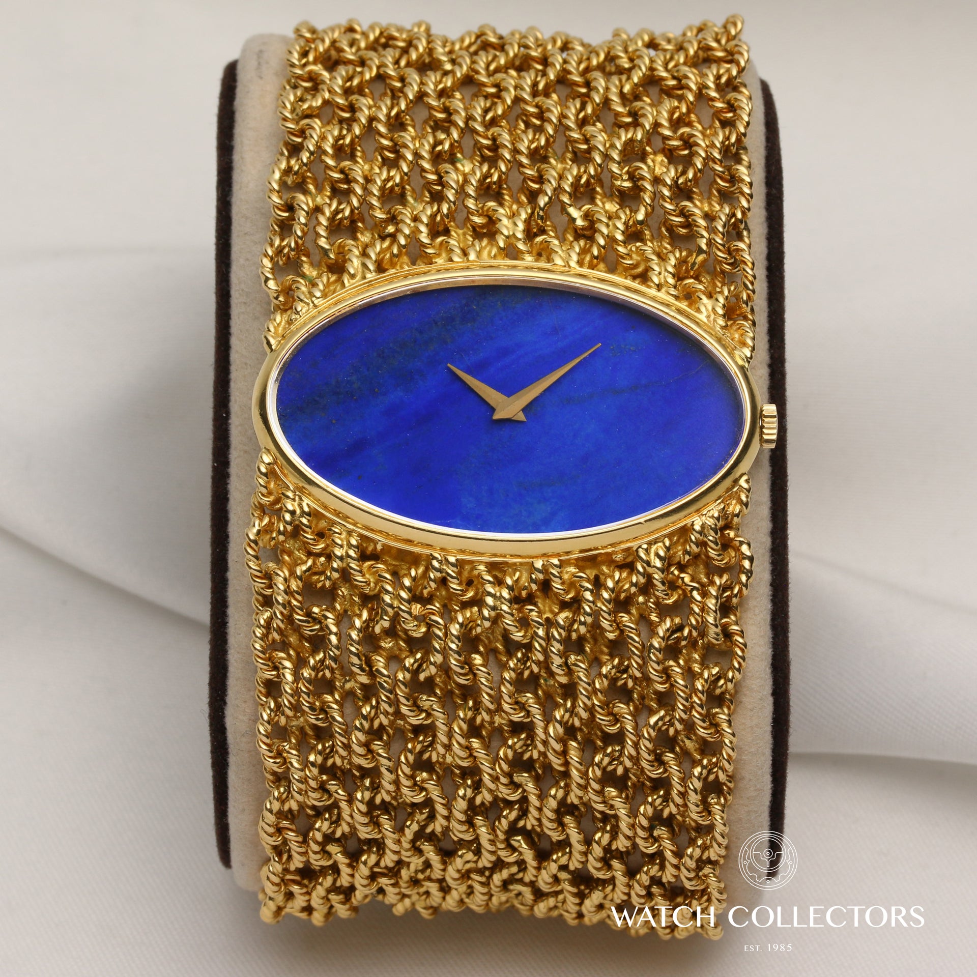 Very rare possibly unique Chopard 18K Yellow Gold Lapis Lazuli