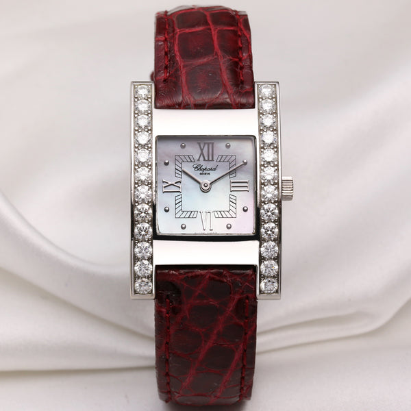 Chopard Your Hour 445 1 18K White Gold Diamond Second Hand Watch Collectors 1