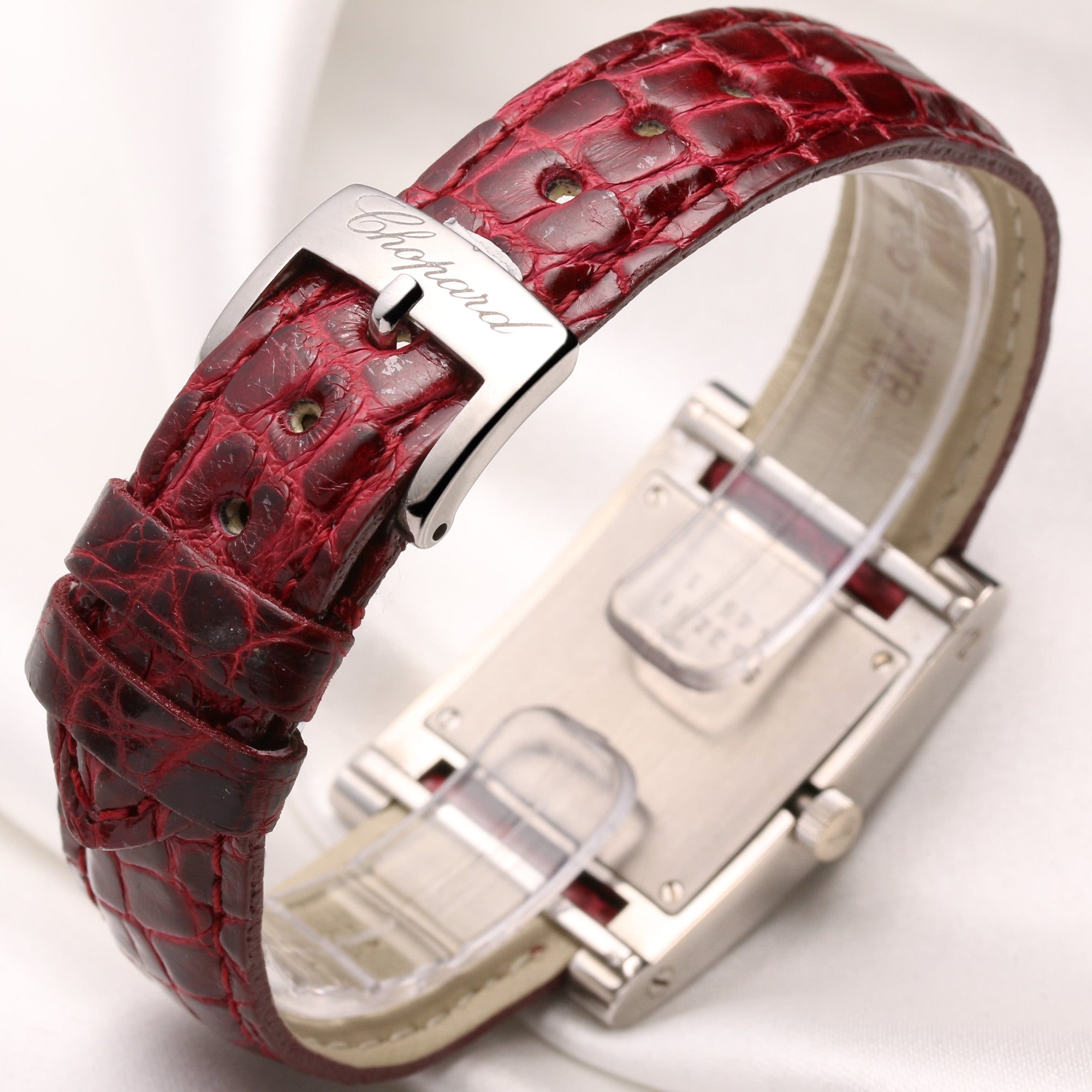 Chopard Your Hour 445 1 18K White Gold Diamond Second Hand Watch Collectors 5