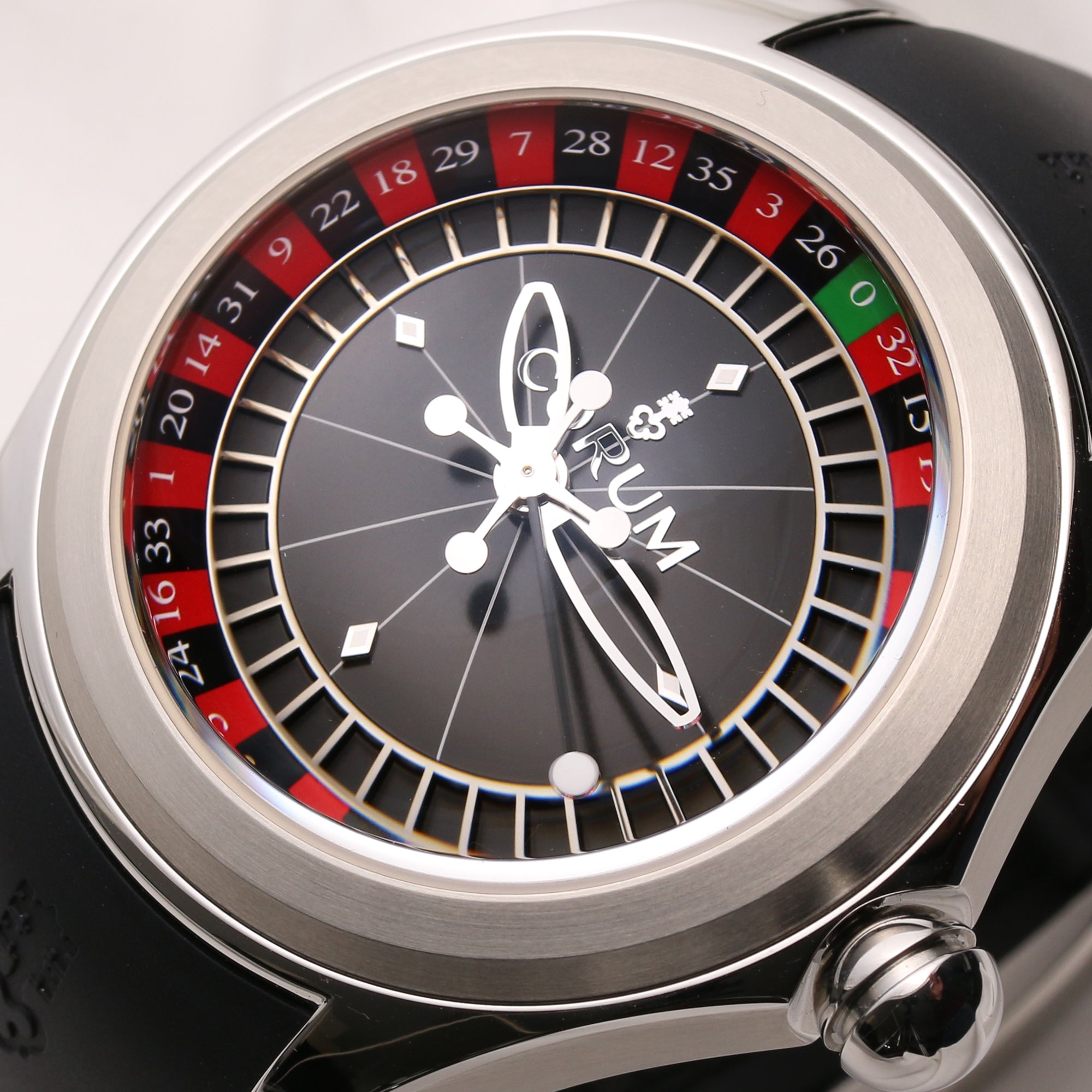 Corum 082.310.20 0371 CA01 Roulette Stainless Steel Second hand Watch Collectors 4