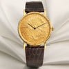 Corum USA Twenty Dollar Coin 18K Yellow Gold Second Hand Watch Collectors 1