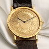 Corum USA Twenty Dollar Coin 18K Yellow Gold Second Hand Watch Collectors 4