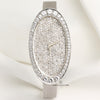 Factory Chopard 18K White Gold Pave Diamond Second Hand Watch Collectors 1