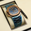 Factory Sealed Patek Philippe 5980 1AR-001 Steel & 18K Rose Gold Second Hand Watch Collectors 11