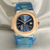 Factory-Sealed-Patek-Philippe-5980-1AR-001-Steel-18K-Rose-Gold-Second-Hand-Watch-Collectors-1