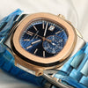Factory Sealed Patek Philippe 5980 1AR-001 Steel & 18K Rose Gold Second Hand Watch Collectors 5